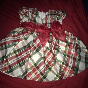 Bonnie baby Christmas dress size 12 months new